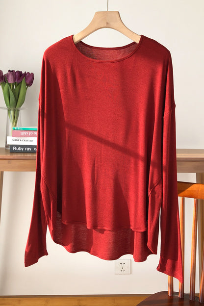 High-Low Long Sleeve T-Shirt