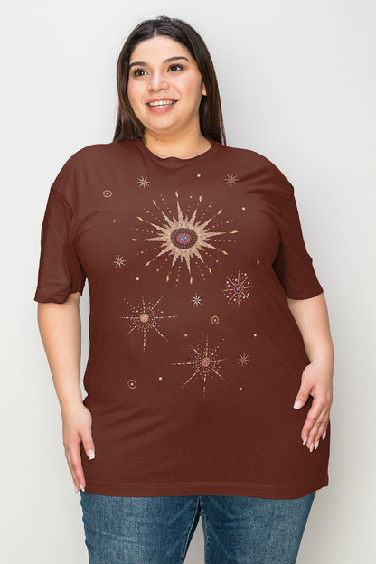 Space Galaxy Constellation Graphic T-Shirt