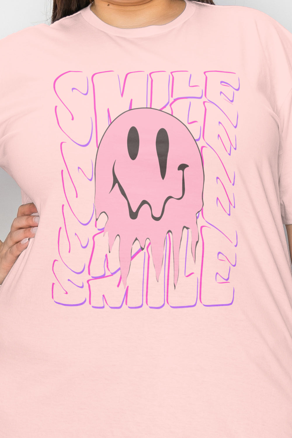 Smile-Face Graphic T-Shirt