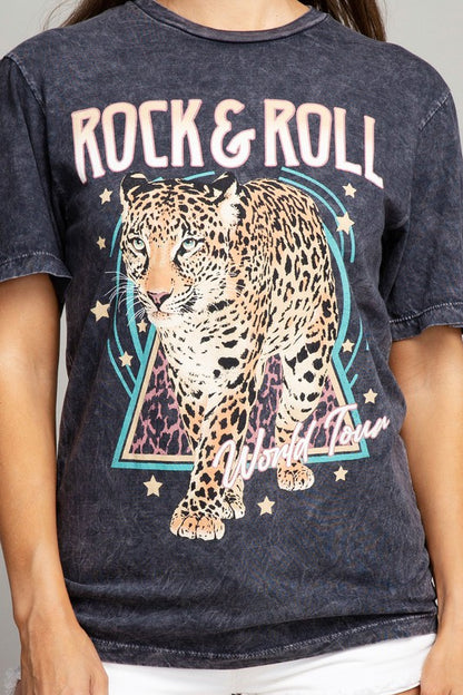 Plus Rock & Roll World Tour Graphic Top