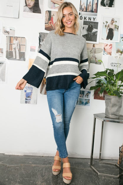 COZY COLORBLOCK SWEATER