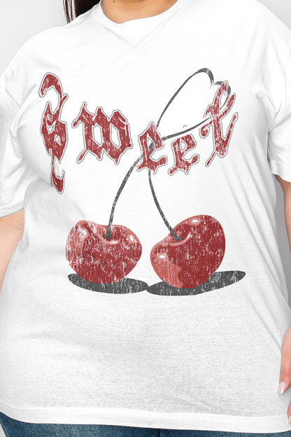 Sweet Cherry Graphic T-Shirt