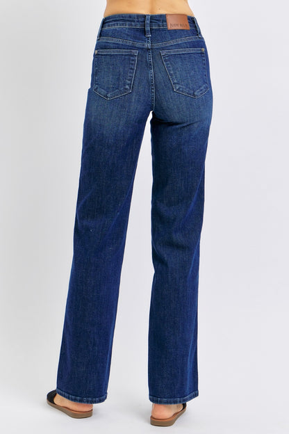 Judy Blue High Waist Tummy Control Straight Jeans