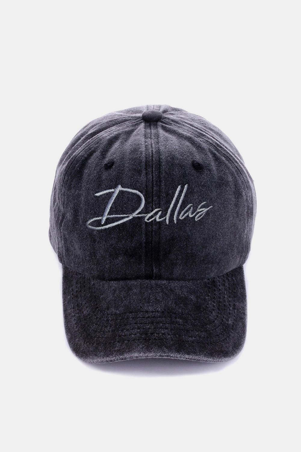 Washed DALLAS Embroidered Baseball Cap