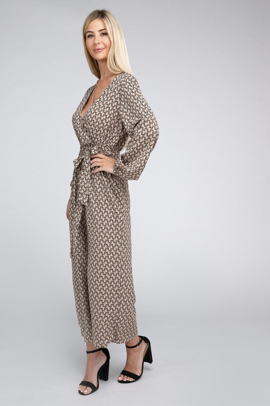 Allover Print Jumpsuit