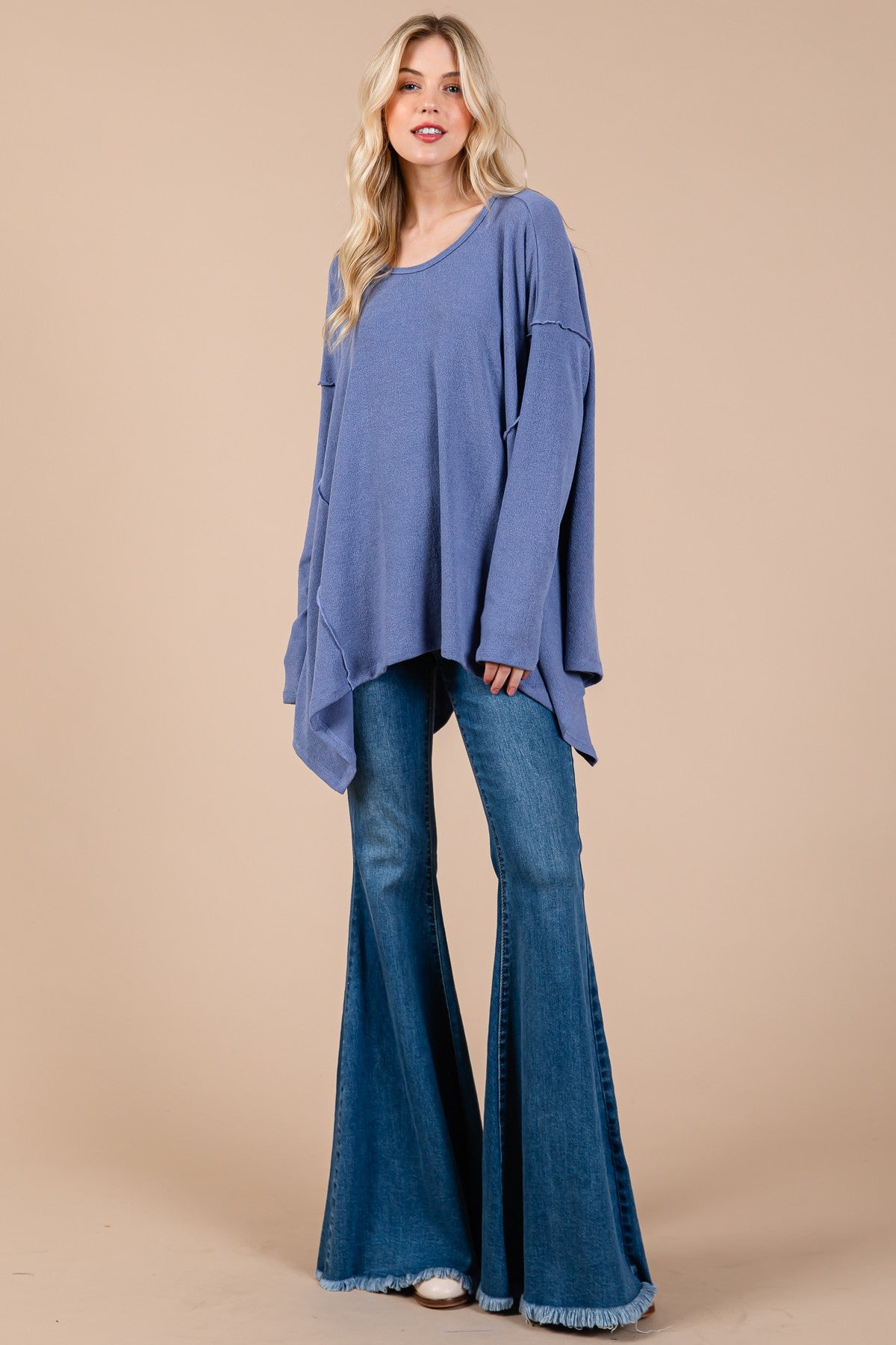 Asymmetrical Long Sleeve top