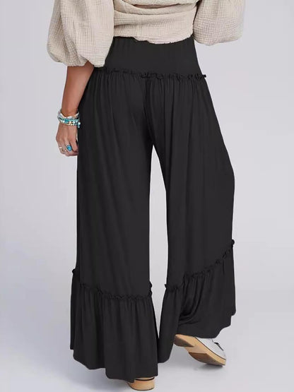 Frill Wide Leg Pants