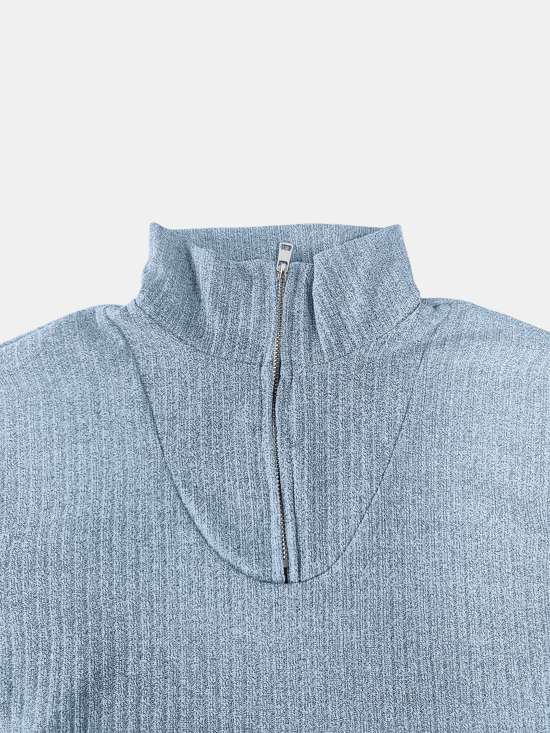 Quarter Zip Long Sleeve Top