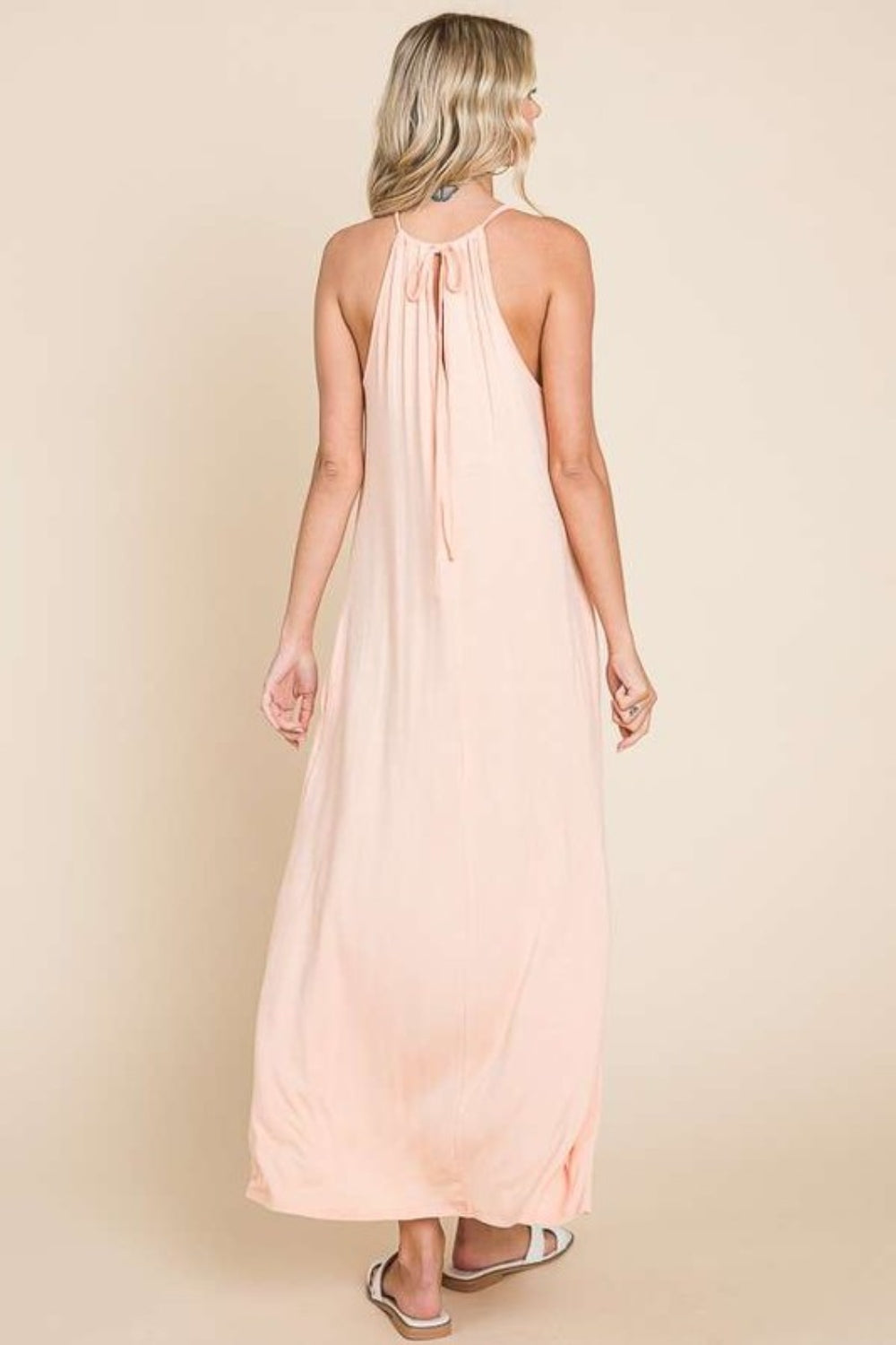 Tie Back Maxi Cami Dress