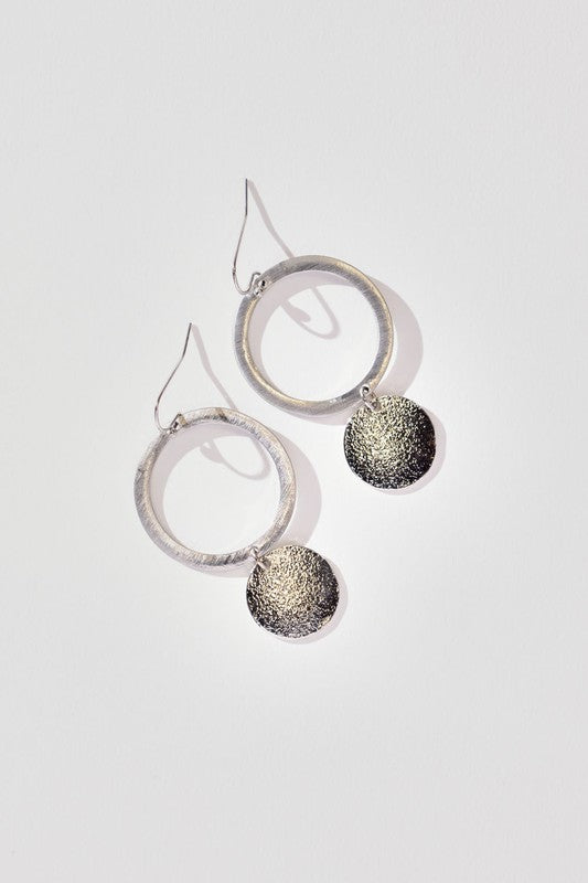 CIRCLE DROP EARRINGS