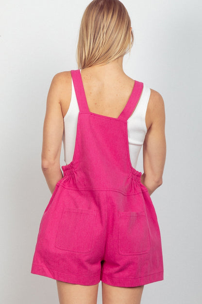 Adjustable Suspender Overalls with Pockets