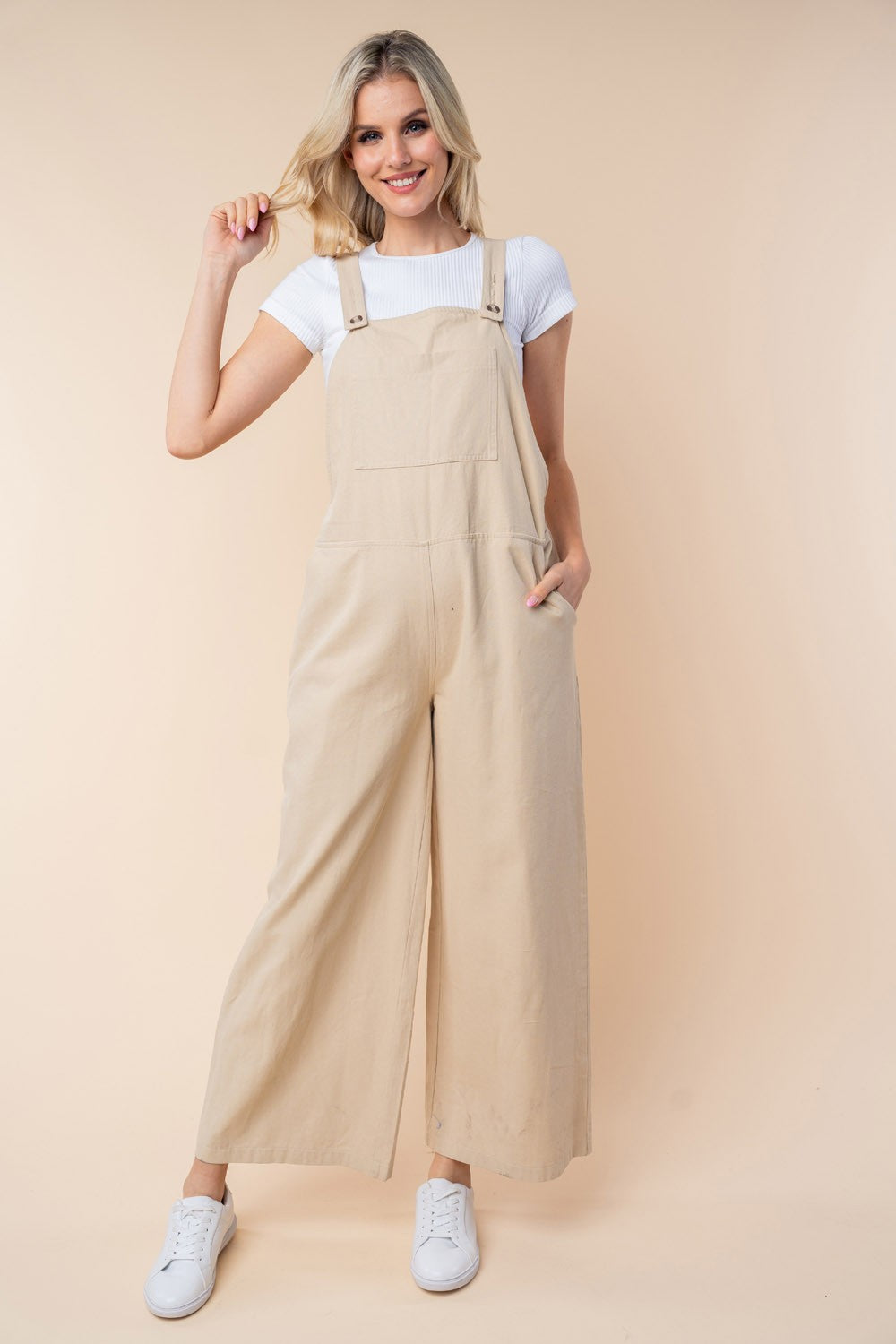 Sleeveless Wide Leg Jumpsuit