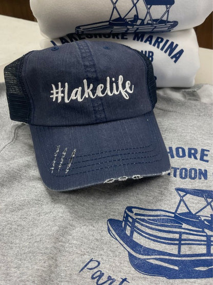 Lakelife Embroidered Trucker Hat