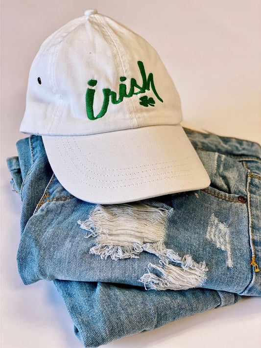 Irish with Clover Dad hat