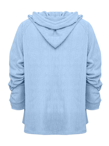 Drawstring Long Sleeve Hoodie