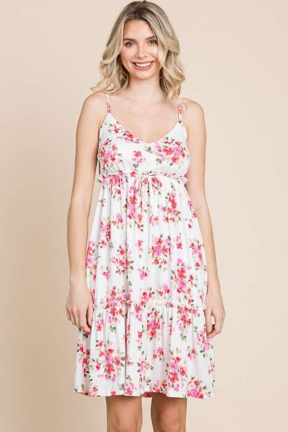 Floral Frill Cami Dress