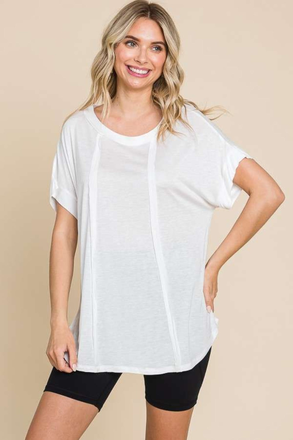 Round Neck Short Sleeve T-Shirt