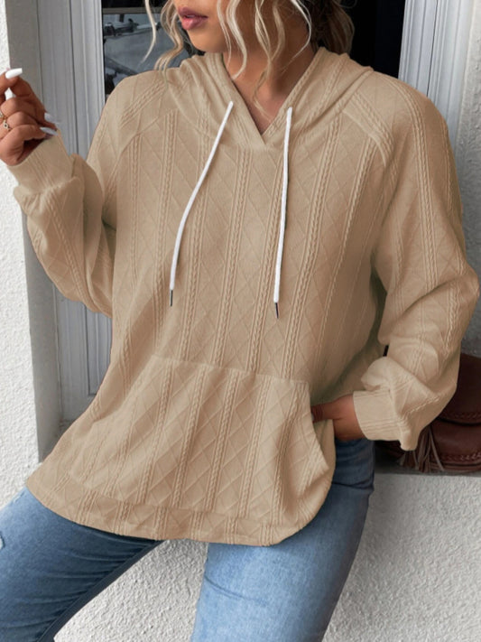 Drawstring Long Sleeve Hoodie