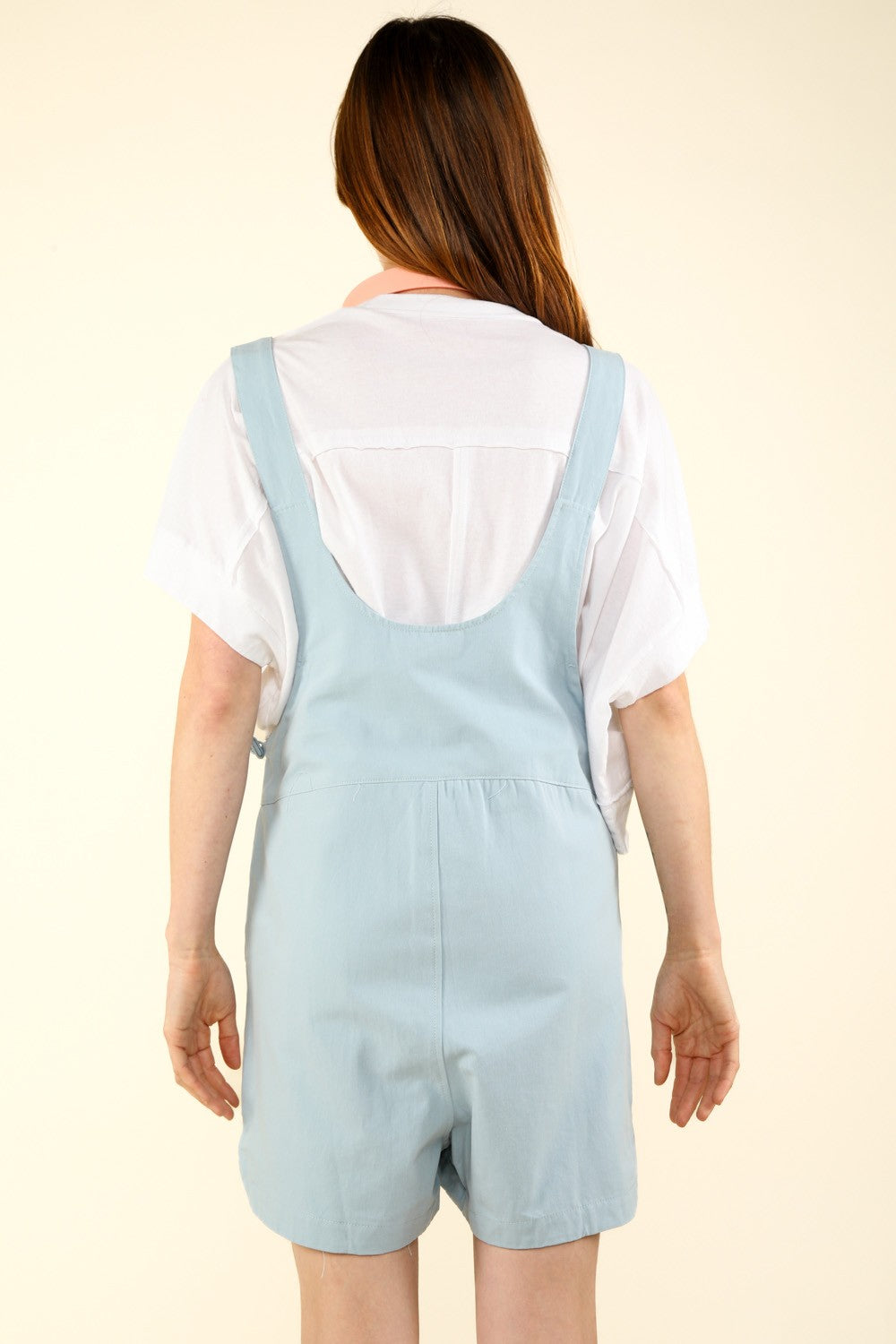 Adjustable Waist Suspender Overalls with Pockets