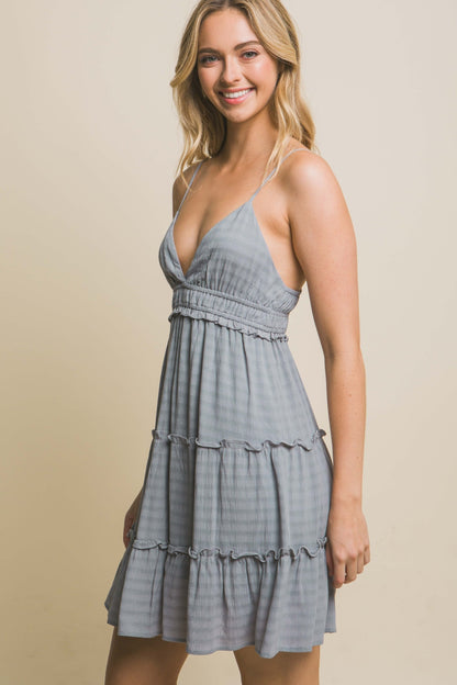 Frill V-Neck Cami Dress