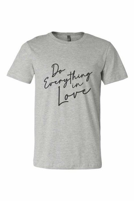 Do Everything in Love Crew Neck Softstyle Tee