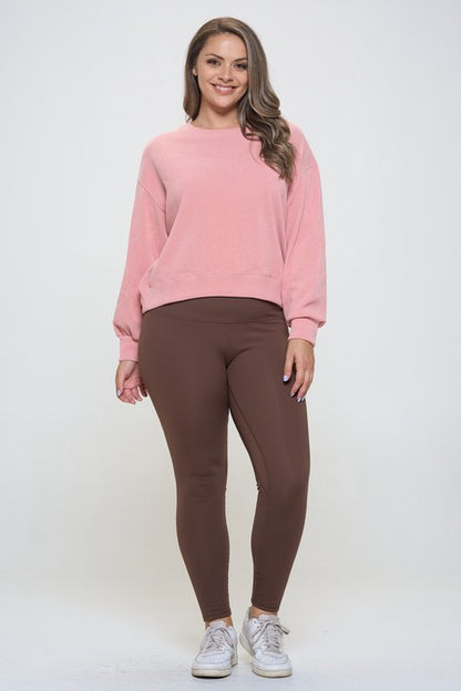 Yelete Fleece Lined High Waisted Leggings