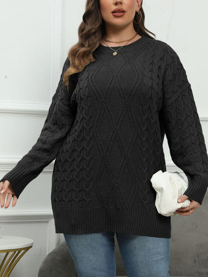 Round Neck Long Sleeve Sweater