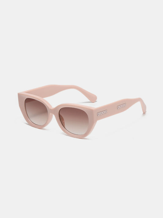 Cat Eye Polycarbonate Frame Sunglasses