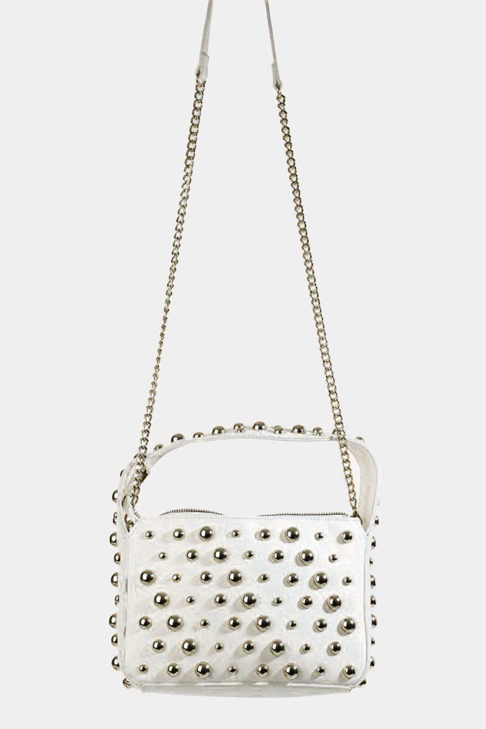 Ball Studded Square Handbag