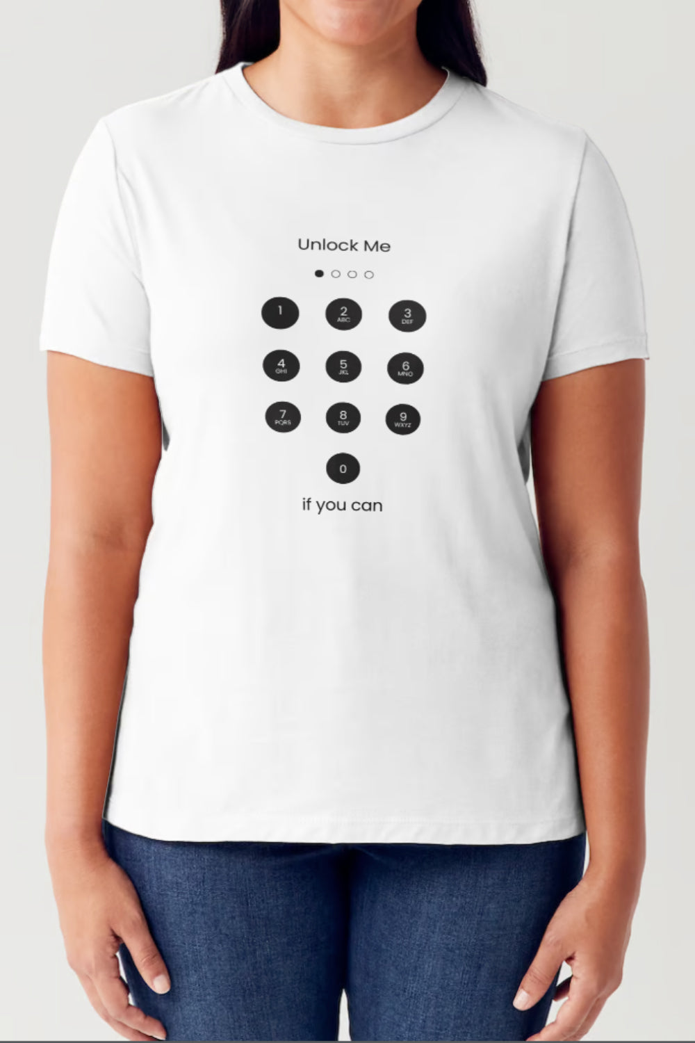 Phone Unlock Page Graphic Short Sleeve Tubular T-Shirt