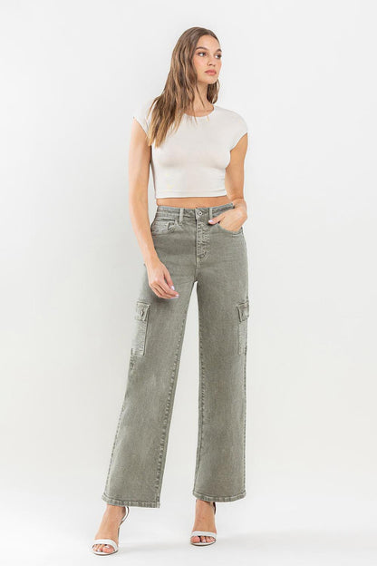 Vervet by Flying Monkey 90's Super High Rise Cargo Jeans