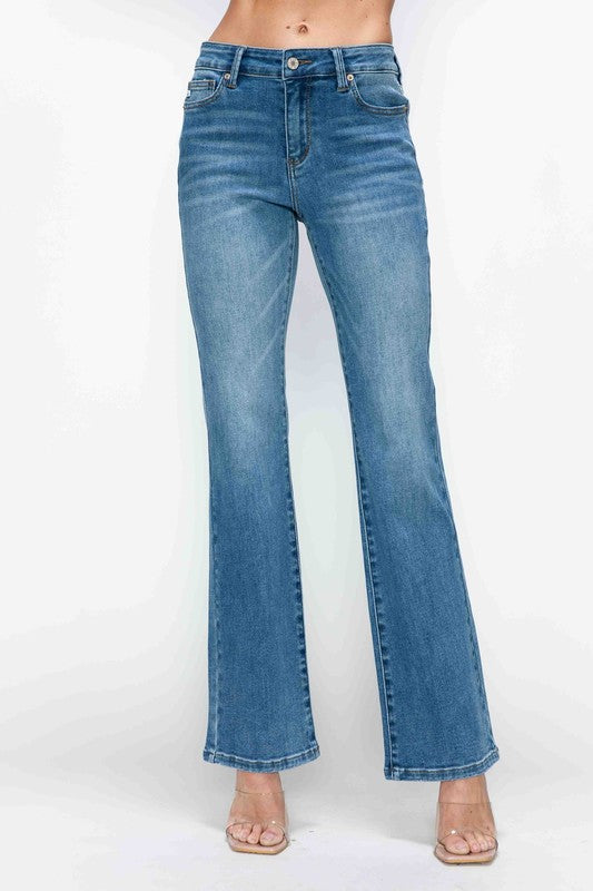 bytos Cat's Whiskers Mid Rise Bootcut Jeans