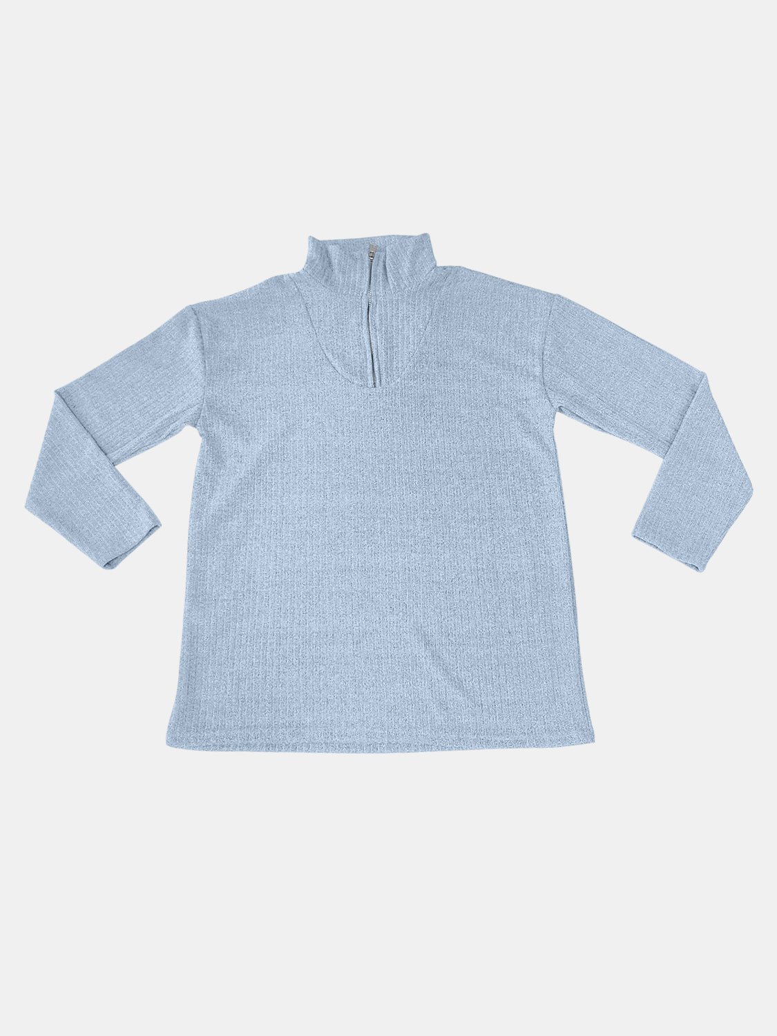 Quarter Zip Long Sleeve Top