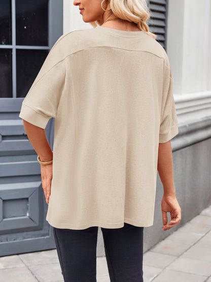 Round Neck Half Sleeve T-Shirt