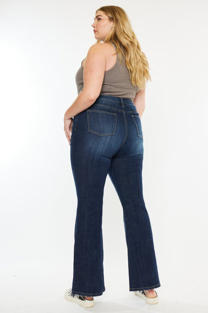 Kancan Mid Rise Flare Jeans