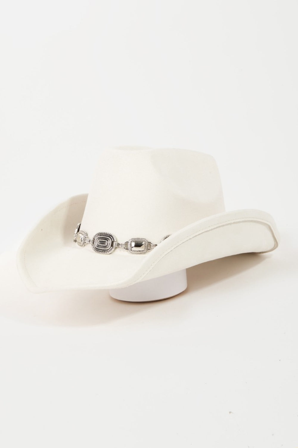 Metal Trim Cowboy Hat