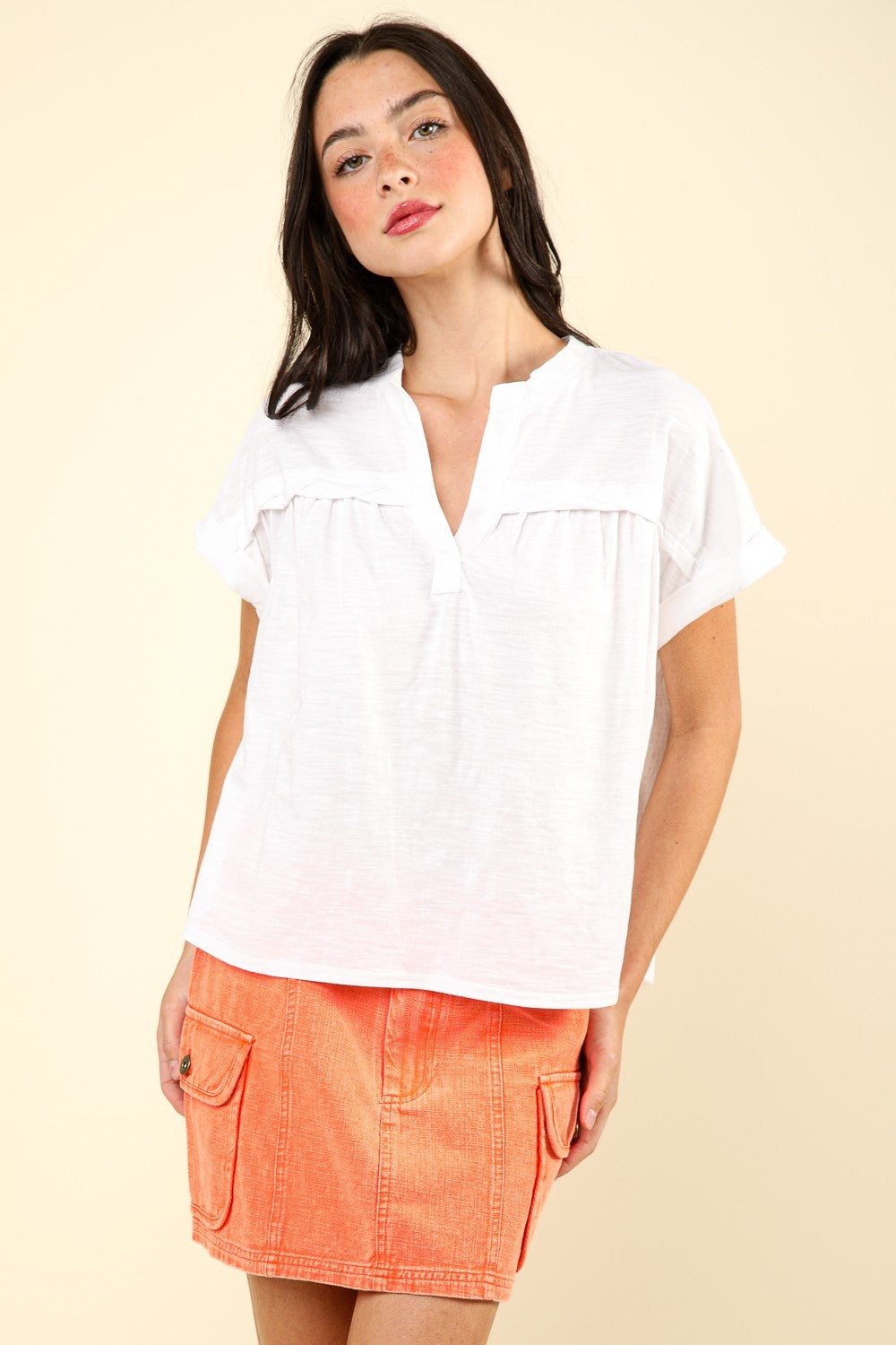 Nochted Short Sleeve Washed T-Shirt