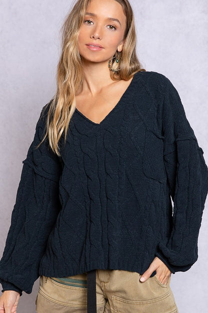 V Neck Sweater SMST349