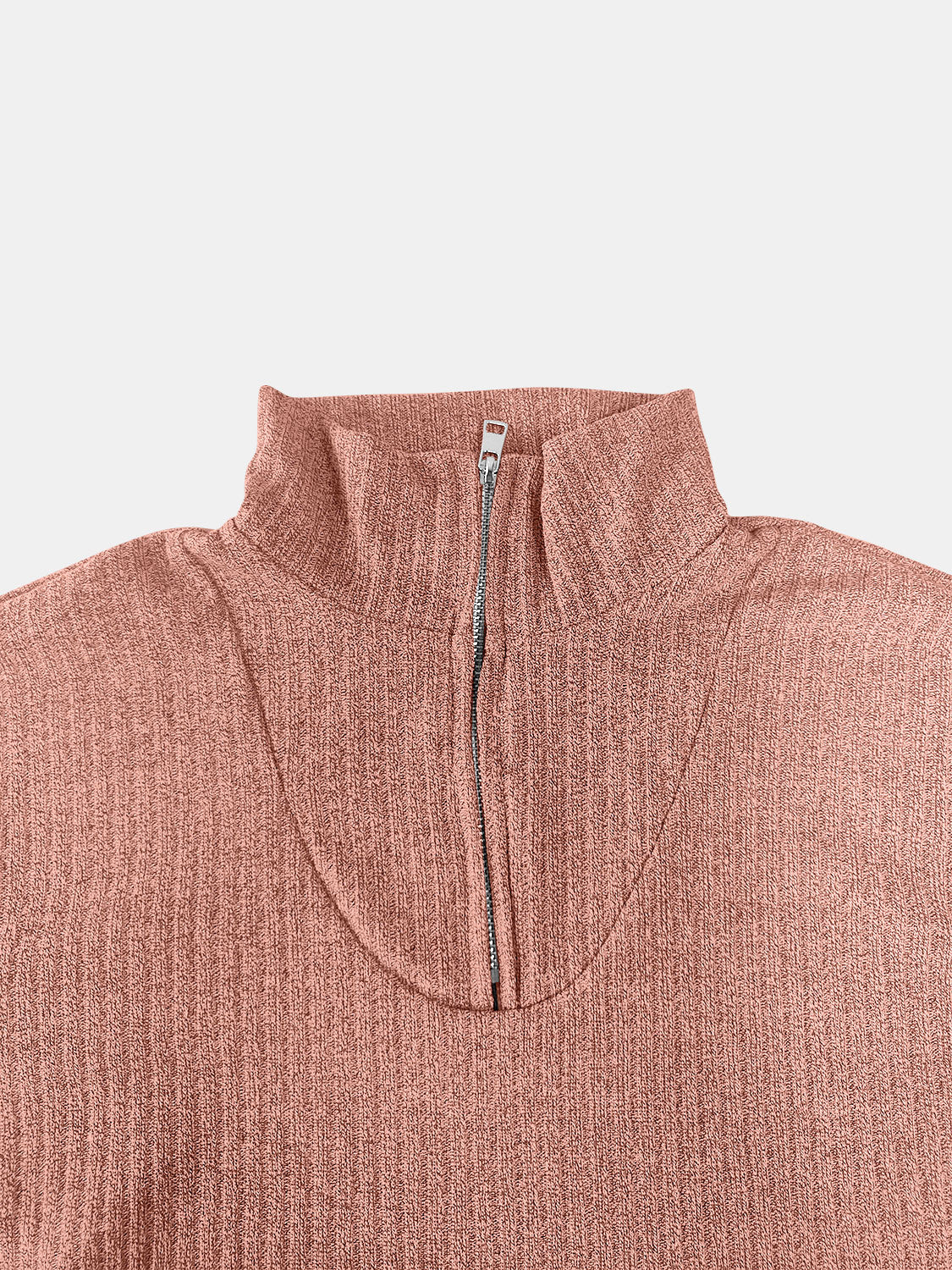 Quarter Zip Long Sleeve Top