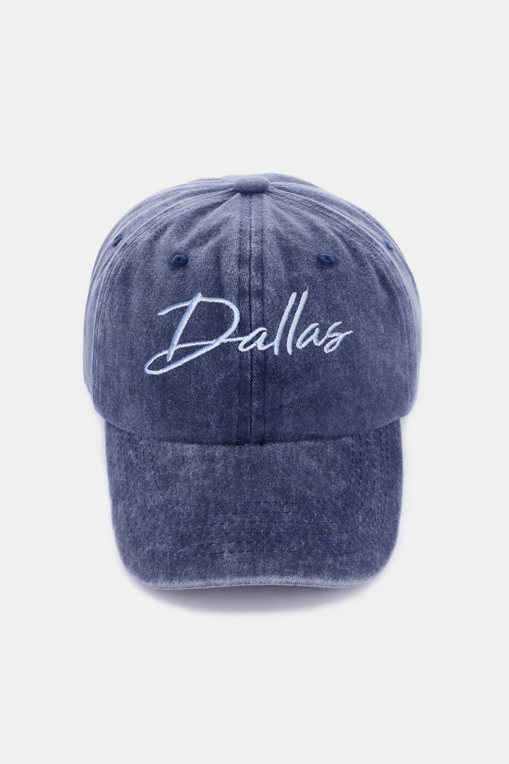 Washed DALLAS Embroidered Baseball Cap