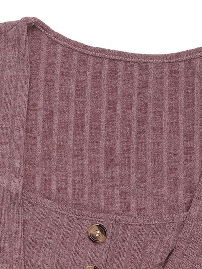 Square Neck Long Sleeve T-Shirt