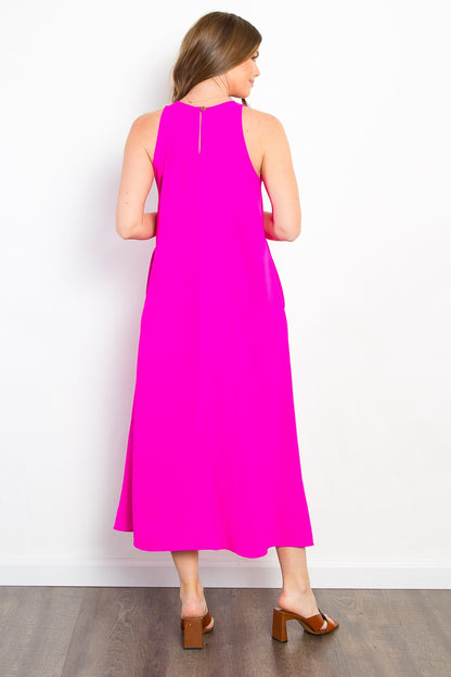 Midi Tank Dress with Pockets