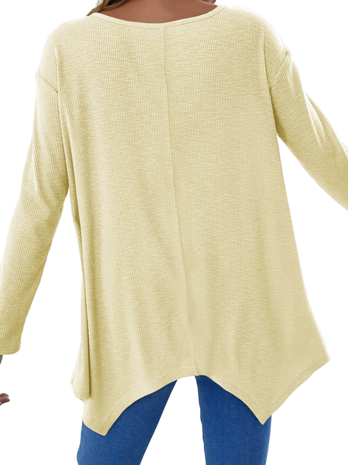 V-Neck Long Sleeve T-Shirt