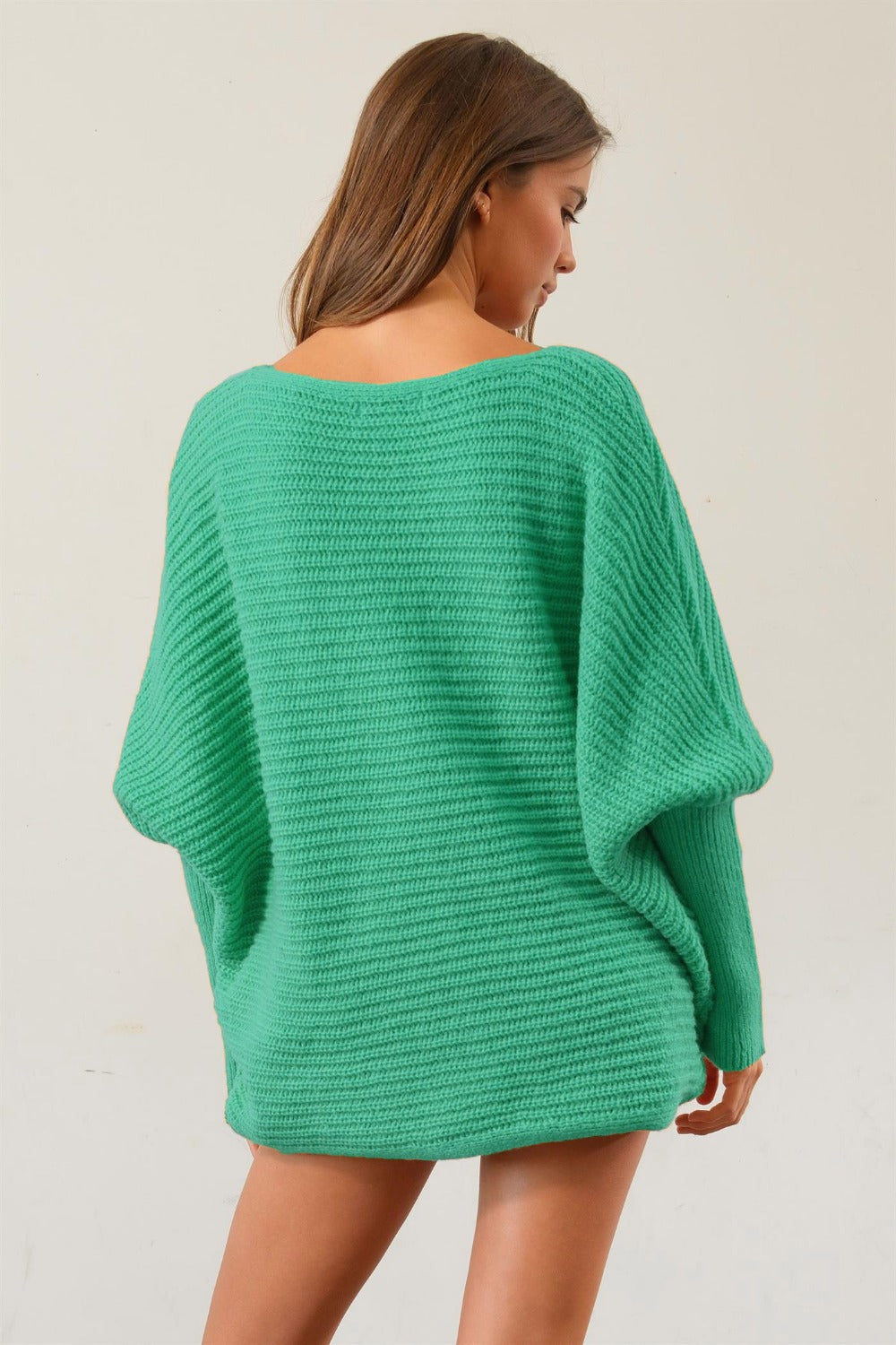 Dolman Sleeve Oversized Sweater