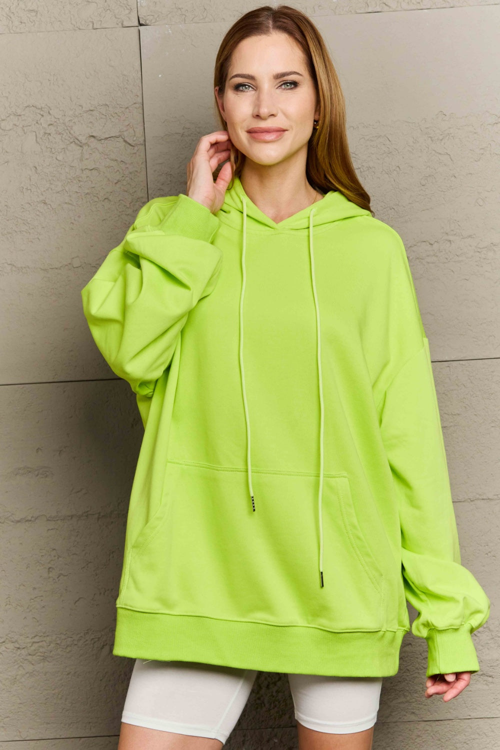 Drawstring Long Sleeve Hoodie