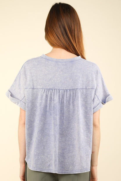 Nochted Short Sleeve Washed T-Shirt