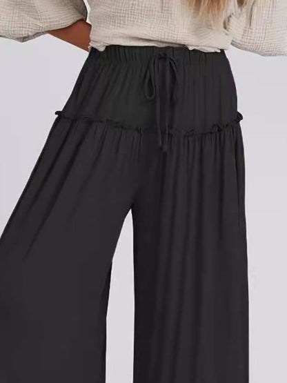 Frill Wide Leg Pants