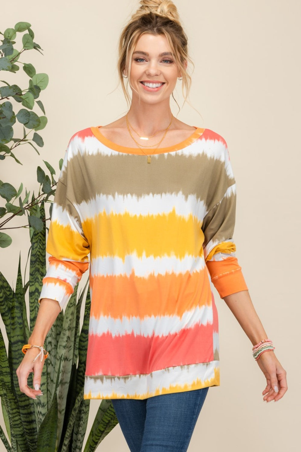 Striped Long Sleeve T-Shirt