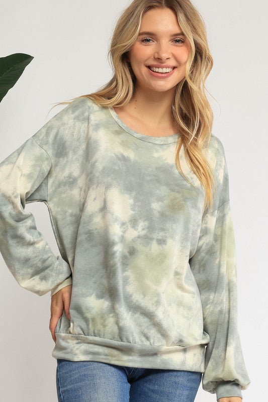 TIE DYE PLUS SWEATSHIRT