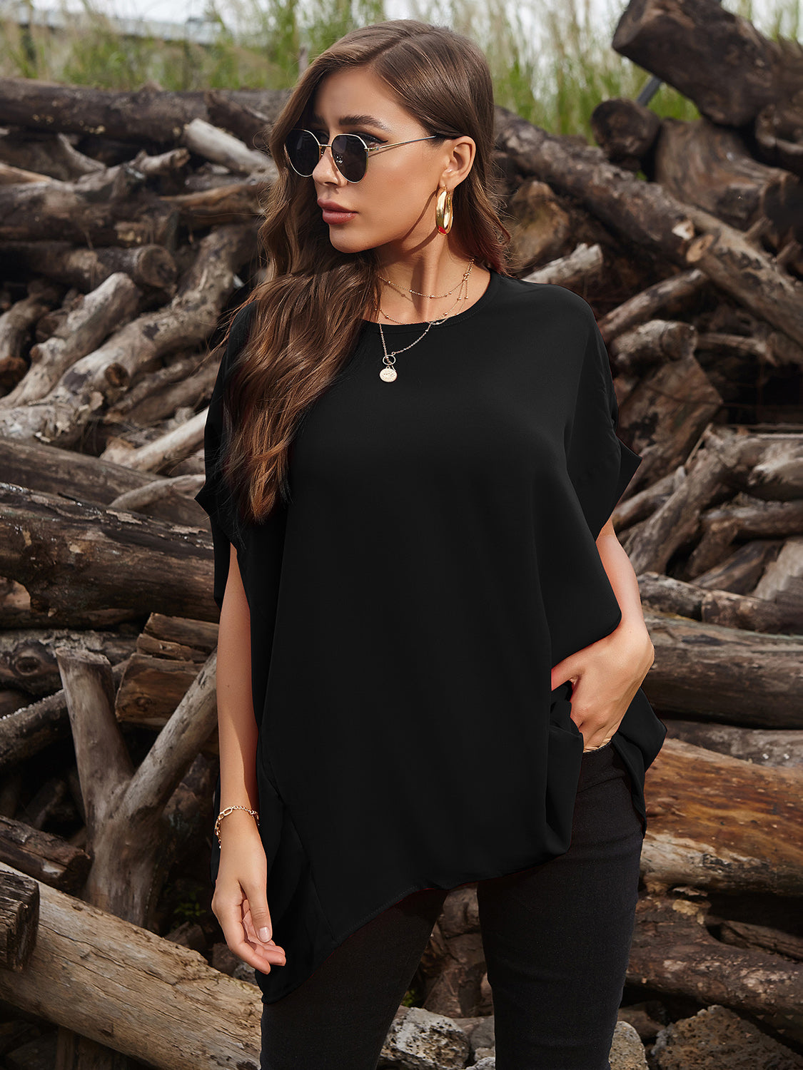 Round Neck Short Sleeve T-Shirt